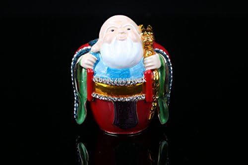 znewlook מתכת סינית אל פסל אריכות החיים פנג שואי ציור יד פסל/פנגשוי אל תכשיט אריכות החיים