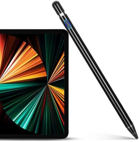עט חרט לעיפרון iPad, נטען נטען פילוס עט עט עדין עילוס דיגיטלי לעיפרון לאייפד 9.7 תואם לרוב מסכי המגע הקיבולייים טאבלטים סלולריים