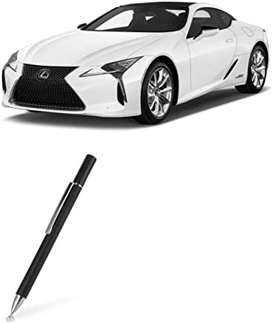 עט חרט בוקס גרגוס תואם ל- Lexus 2021 LC - Finetouch Capacitive Stylus, עט חרט סופר מדויק עבור Lexus 2021 LC - Jet Black