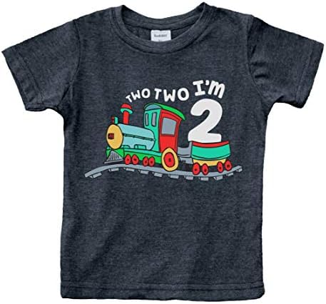 פעוטות לא רגילה חולצת יום הולדת שנייה ילד צ'וגטה צ'וגקה שתי שתי רכבת IM יום הולדת שני בן שנתיים