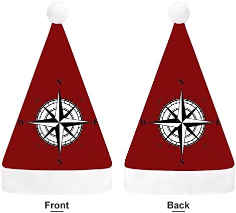 מצפן חג המולד כובע סנטה כובע מצחיק חג המולד כובעי חג מסיבת כובעי עבור נשים / גברים