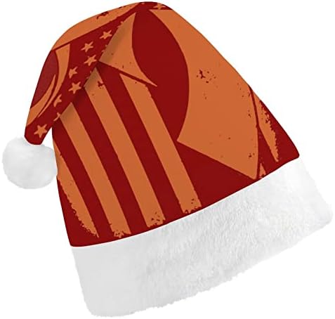 לוקמיה מודעות סרט אמריקאי דגל חג המולד כובעי בתפזורת מבוגרים כובעי חג המולד כובע לחגים חג המולד ספקי צד