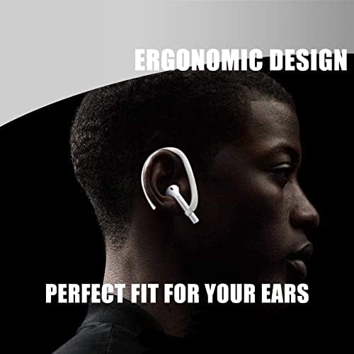 חלופי ווים אוזניים של AirPod המיועדים ל- Apple AirPods 1, 2, 3, Pro ו- Pro 2 אביזרי אוזניות, אנטי-החלקה, עיצוב ארגונומי, התאמה נוחה לריצה,