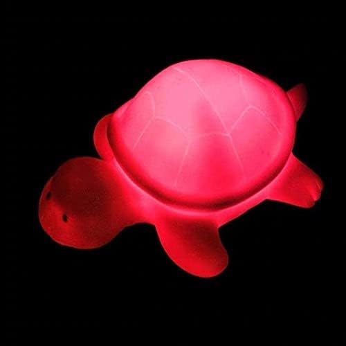 מנורת לילה צבים מצוירים חמודים מנורת לילה צבע משתנה אווירה-צבים מיני צבים מנורת לילה משתנה לה מ5 על 5 ילדים אור