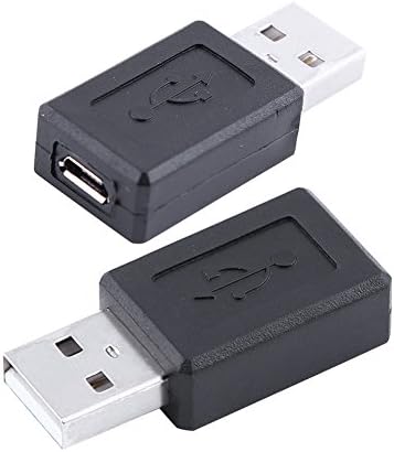 USB זכר למיקרו USB מתאם נקבה, זכר לנקבה של מיקרו USB Mini Changer Plug Convertor Plug, תומך במלואו ב- USB 2.0 במהירות גבוהה, עבור מוצרים
