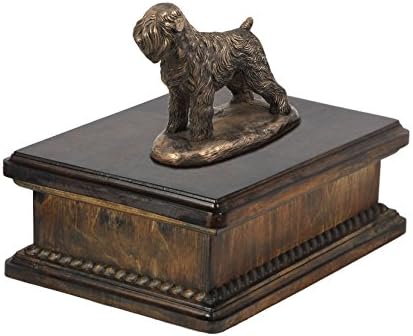 שחור רוסית טרייר, זיכרון, כד עבור כלב של אפר, עם כלב פסל, בלעדי, ארטדוג