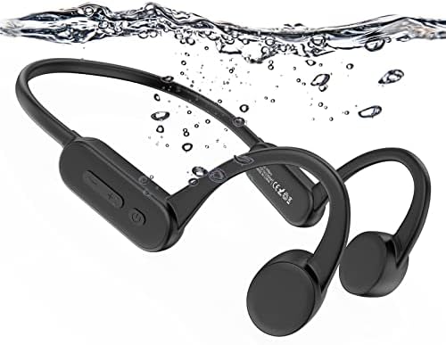 אוזניות הולכת עצם, אוזניות פתיחות של Bluetooth IP68 אטומות למים, זיכרון 8G מובנה, מתאים לשחייה, ריצה ופעילויות כושר אחרות