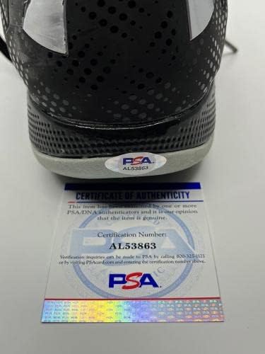 Enes Kanter Freedom Utah יוטה חתימה חתימה תחת שריון נעליים שחוקות PSA DNA - נעלי ספורט NBA עם חתימה