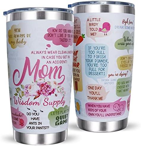 מתנות וינפרס לאמא מהבת והבן-מתנות יום הולדת לאמא-מתנות יום אמהות לאמא-כוס קפה נסיעות מנירוסטה 20 עוז