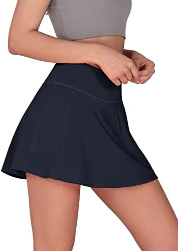 חצאיות טניס של אודודוס לנשים עם כיסים במותניים גבוהות משקל קל משקל ספורט ספורט פעיל גולף מזדמן