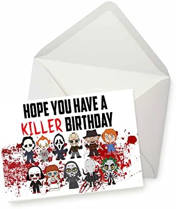 מצחיק יום הולדת כרטיס עבור הבעל החבר יום הולדת כרטיס בשבילו אותה חברה אשתו חבר רוצח יום הולדת