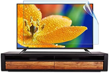 LXCISY ANTI TVARTE TV SCREED סרט מגן, סרט מגן תצוגה LCD, פילטר מסך אור אנטי רפלקטיבי/אנטי-כחול, עבור LED מקורה וחיצוני, OLED & QLED 4K