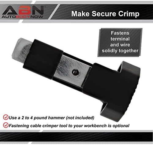 ABN Hammer Crimper - כלי Crimper של Lug, כבלים חוט הכבלים חוט סוללה סוללה סוללה כבלים כלי לחיצה על כלי לחיצה