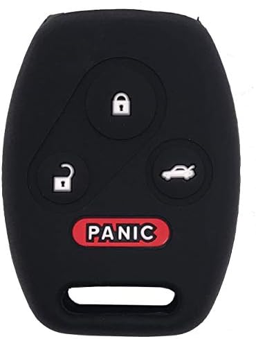 4 כפתורים מגן על סיליקון מפתח פוב כיסוי עור Jaket עבור הונדה 2003-2012 אקורד 2006-2013 Civic Ex 2009-2015 טייס 2005-2006 CR-V Ridgeline